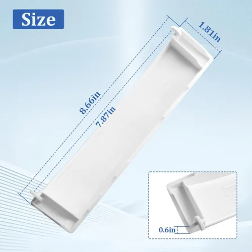 Manija de puerta de secadora para GE WE01X30378 Sustituye a las piezas de secadora GE WE01X25878, WE1M1068, 4958906, AP6983534, PS12743305,