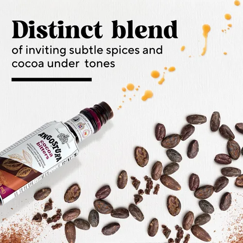 Vista 4 de ANGOSTURA Bíter de cacao, amargos de cóctel para mixólogos profesionales y caseros, certificado Kosher, sin sodio, 4 onzas líquidas