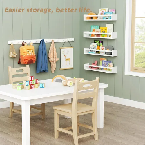 Vista 7 de Forbena Perchero Negro de Montaje en Pared Paquete de 4, Ganchos Rústicos de Granja para Pared, Perchero Vertical Colgante para Sombreros