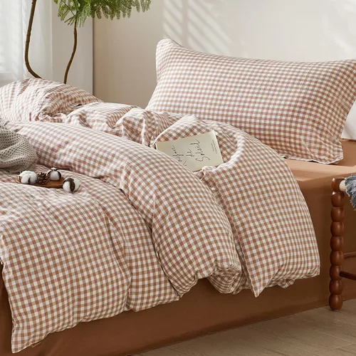 Vista 91 de SAPHREAS Juego de Funda de Edredón de Flores Rosas 2 piezas Algodón Estilo Jardín Campanilla Floral Ropa de Cama Juego de Funda de Edredón 100%