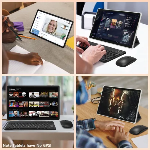 Vista 9 de Tablet ｜ Tablet Android 15 de 14 pulgadas ｜ 30 GB RAM 256 GB ROM ｜ 1920 * 1200 IPS FHD ｜ 10000mAh Carga rápida de 30W ｜ Procesador Octa-core ｜ Wi-Fi