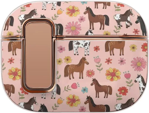 Vista 15 de Full Protective Cover Compatible with Airpods Pro 2 Wireless Charging Case for Women with Lock, Cute Panda, Safe and Shockproof