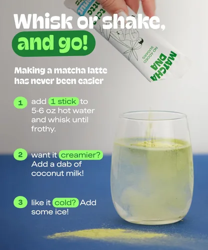 Vista 30 de Drink Matcha Té Matcha verde en polvo, orgánica USDA, 100% puro té matcha verde en polvo, nada añadido., Verde Matcha