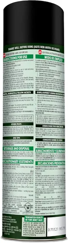 Vista 3 de Spectracide Aerosol asesino de avispas y avispones, 20 onzas, paquete de 3