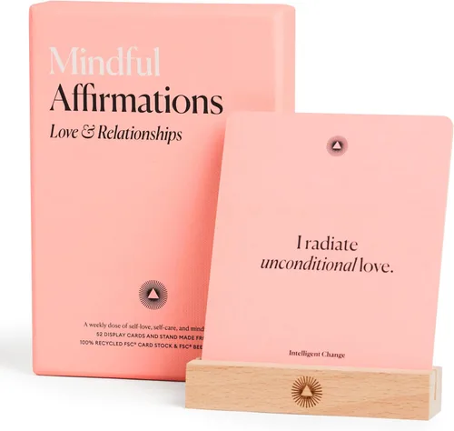 Vista 13 de Intelligent Change Afirmaciones conscientes, 52 tarjetas de afirmación positiva para mujeres con soporte de exhibición, afirmaciones diarias