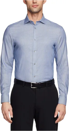Vista 10 de Calvin Klein - Camisa de vestir ajustada para hombre, no necesita planchado, elástica, lisa Cantaloupe