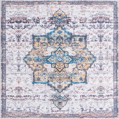 Vista 106 de Rugs.com Francesca Collection - Alfombra lavable de tejido plano, 2 x 3 pies, color blanco sal marina, perfecta para entradas, cocinas, rincones