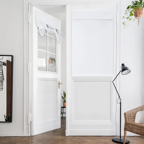 Vista 17 de HOMEIDEAS Cortinas opacas de aula para puerta delantera, cubierta de ventana de puerta de aula, persianas de privacidad con aislamiento térmico