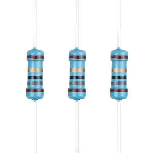 Vista 21 de 100 resistencias 1/2 W (0.5 Watt) ±1% tolerancia de película metálica, múltiples valores de resistencia opcional