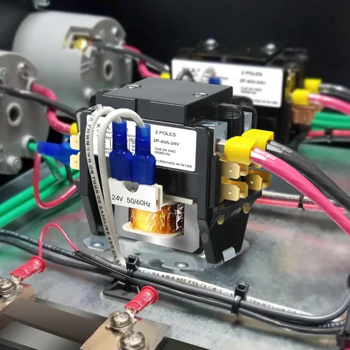 Vista 5 de Dreyoo 1 Pieza Contactor de Bobina de 24V 40A de 2 Polos para Aire Acondicionado, Contactor de Motor HVAC Certificado UL, Relé de Reemplazo