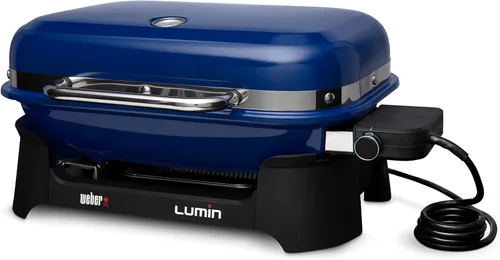 Vista 21 de Weber Lumin - Parrilla de barbacoa eléctrica compacta para exteriores, color negro - Ideal para espacios pequeños como patios, balcones y terrazas