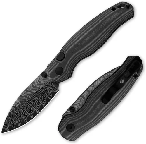 Vista 12 de Kizer Phoca BD - Cuchillo de bolsillo, 2.95 pulgadas de hoja plegable D2 Negro