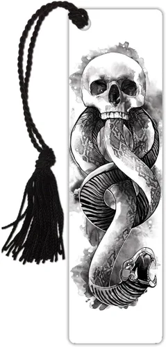 Vista 5 de Harry Potter - Severus Snape - Lily Potter - Siempre - Después de todo este tiempo - Marcapáginas brillante con borla para regalar y coleccionar