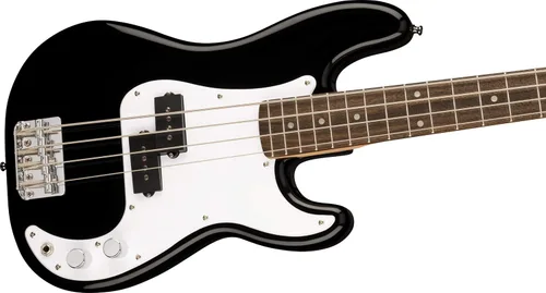Vista 4 de Squier Mini Precision Bass, negro, diapasón de laurel