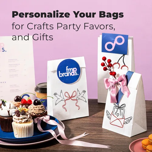 Vista 7 de Fit Meal Prep Paquete de 125 bolsas de papel encerado de 4 libras, biodegradable, resistente a la grasa, para aperitivos, galletas, sándwich