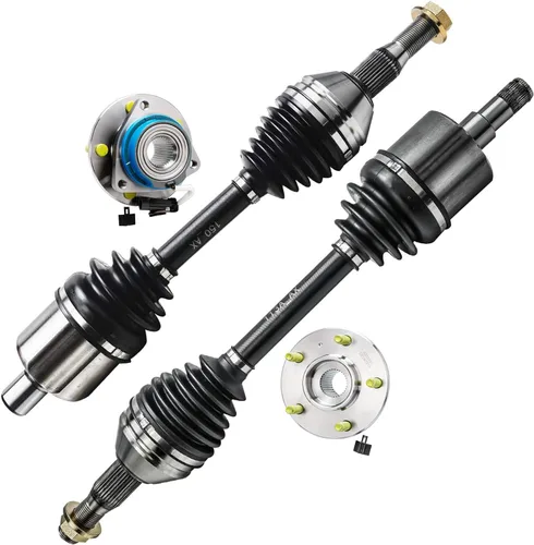 Vista 78 de Detroit Axle - Kit de suspensión delantera 4WD para Nissan Frontier Pathfinder Xterra, 2 cubos de rodamientos de ruedas, 2 brazos de control