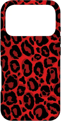 Vista 30 de Red Leopard Phone Case Cheetah Skin Pattern Women Case for iPhone 17