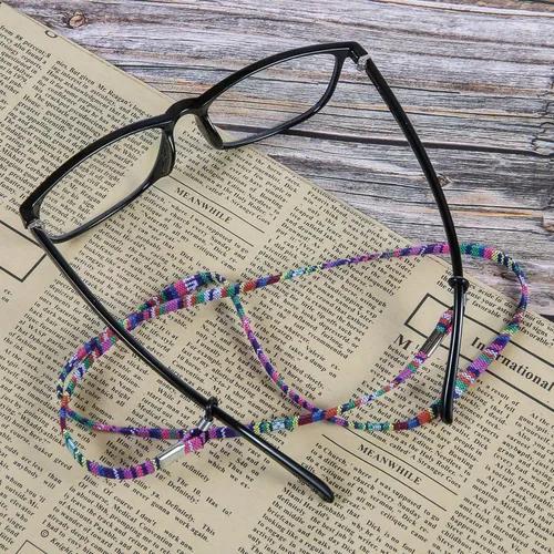 Vista 6 de LOVEWEE 10 correas para lentes, correas para gafas de sol, cordón de cadena de alta calidad, cordones de moda para lentes de sol para mujeres