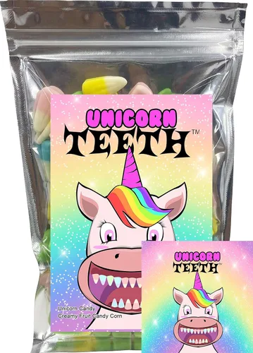 Vista 11 de Zombie Teeth Candy Corn Fun - Regalo único de Halloween para cumpleaños, niñas, niños y adolescentes (7 onzas)