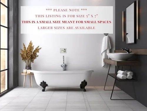 Vista 3 de Lisa Russo Fine Art - Rustic Bathroom Wall Art Set of 3 SMALL 5x7” Prints - Unframed - Country Farmhouse Bath Decor - Teal, Blue, Black - Soap