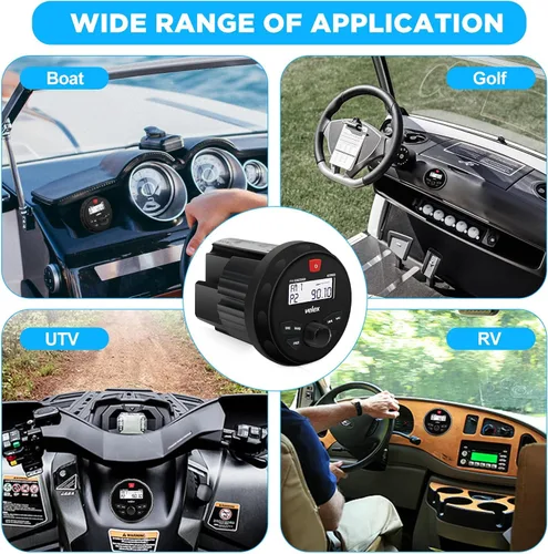 Vista 6 de Radio marina marina estéreo Bluetooth barco estéreo estilo redondo sistema de barco radio