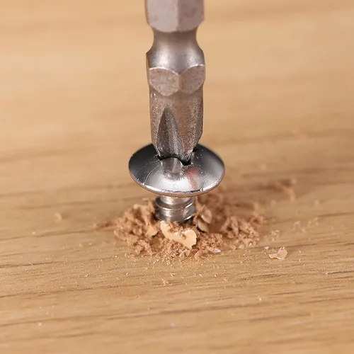 Vista 7 de Tornillo de madera #14 x 1-1/4 pulgadas, 100 unidades de cabeza de armadura Phillips 18-8 (304) tornillos autorroscantes rápidos de acero inoxidable