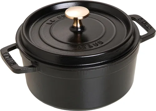 Vista 11 de staub La Cocotte Redondo 40500-106 Mini Pico Cocotte Redondo Gris 40500-106 - Maceta esmaltada a dos manos