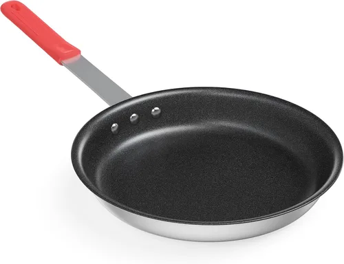 Vista 9 de Sweetcrispy Sartén antiadherente de 8 pulgadas, sartén de aluminio de calibre pesado con base y mango de acero inoxidable, sartén antiadherente