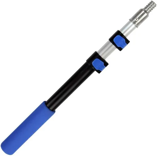 Poste telescópico de aluminio de 1.5 a 3 pies con abrazaderas de deslizamiento rápido, poste de rodillo de pintura, poste multiusos, poste de