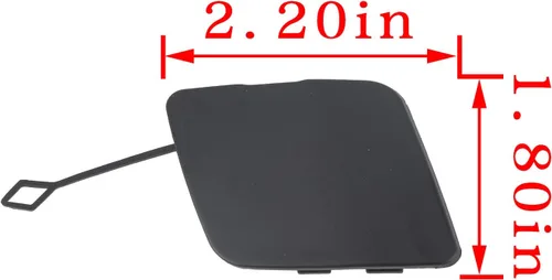 Vista 3 de MOTOALL Tapa de gancho de remolque de parachoques delantero para Cadillac SRX 2010-2016