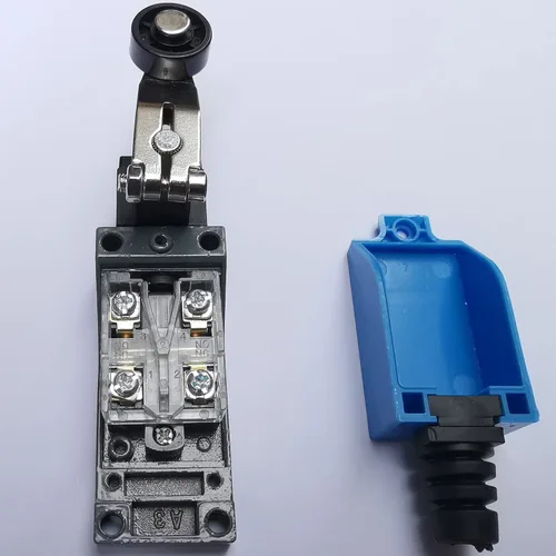 Vista 4 de yusheng - Interruptor de límite momentáneo ME-8104, 5 piezas, interruptor de límite de giro ajustable, brazo de palanca de rodillo arduino, NC-NO