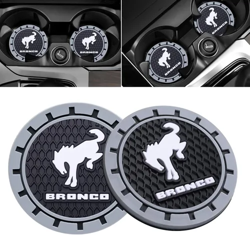 Vista 7 de YUIQIEUY - Posavasos para portavasos de auto para Audi, de silicona, con rebaje, accesorios para el interior del auto, 2.75 pulgadas, paquete de 2