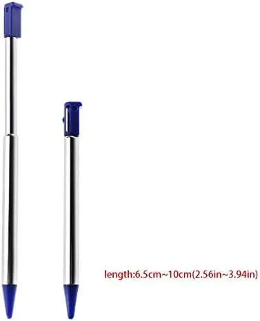 Vista 6 de NSLikey 4 unids ajustable lápiz capacitivo extensible pantalla táctil portátil pluma para 3DS DS consola