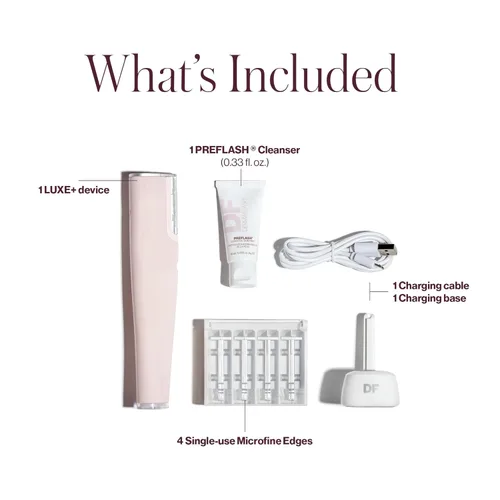 Vista 5 de DERMAFLASH LUXE+ Sonic Dermaplaning Tool for Face Peach Fuzz Removal, Anti-Aging and Exfoliation