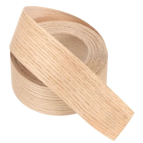 Vista 26 de PATIKIL Bandas de borde de abedul, cinta de chapa de madera de 1-1/2 pulgadas x 25 pies, bandas de borde de madera contrachapada flexible prepegadas