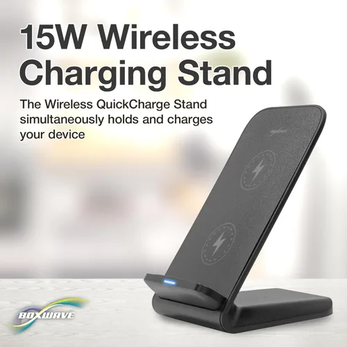 Vista 4 de BoxWave Cargador compatible con Xiaomi 12 - Soporte inalámbrico de carga rápida (10W), sin cable; no hay problema! ¡Carga tu teléfono con facilidad!