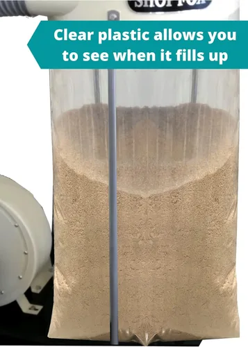 Vista 8 de Bolsas colectoras de polvo compatibles con D4573 Shop Fox Dust Collector Bags Fabricado en Estados Unidos