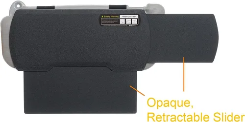 Vista 5 de Extensor de parasol para visera de automóvil, parasol antirreflejos para conductor o pasajero del asiento delantero, 1 pieza (negro)