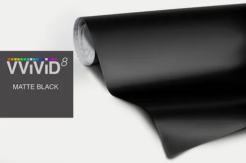 Vista 10 de Rollo de vinilo para envoltura de automóvil negro mate VViViD con liberación de aire 3MIL-VViViD8 (0.15 m X 1.5 m)