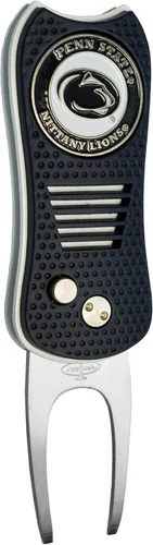 Vista 7 de Team Golf NCAA - Herramienta de divot de hoja conmutadora con marcador magnético de doble cara, presenta diseño patentado de una sola punta, causa