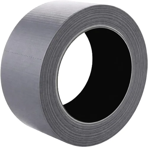 Vista 11 de Brixwell Cinta adhesiva resistente de 1.88 pulgadas x 60 yardas, color gris, rollo adhesivo impermeable con respaldo de malla de algodón reforzado