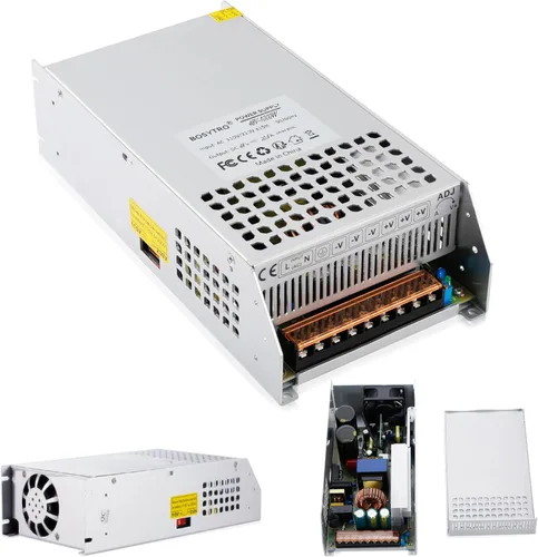 Vista 8 de Fuente de alimentación conmutada de 48V 12.5A 600W DC, conmutación regulada universal AC110V/220V (SMPS), fuente de alimentación de 48 voltios