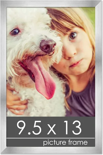 Vista 174 de Marco de madera de peltre plateado de 3 x 4 pulgadas, acrílico UV, respaldo de tablero de espuma y accesorios para colgar, marco de 3 x 4 pulgadas