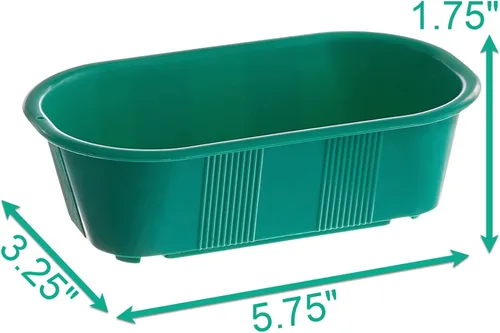 Vista 2 de Penn-Plax Bañera para pájaros con espejo – Accesorio atractivo para bañarse, jugar y cuidar las plumas – Fácil de limpiar e instalar – Ideal