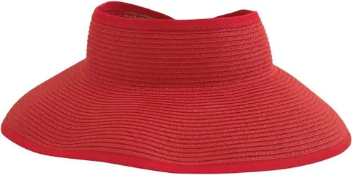 Vista 11 de San Diego Hat Co. Visera ultratrenzada para mujer con cinta y banda para el sudor Aqua Lime