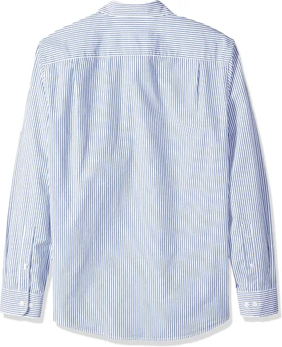 Vista 2 de Tienda Essentials Men's Slim-Fit Long-Sleeve Poplin Shirt