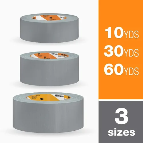 Vista 8 de 3M Cinta adhesiva Pro Strength 1210-A 1.88 in x 10 yd (1.890 in x 30.0 ft) 24 rls/cs