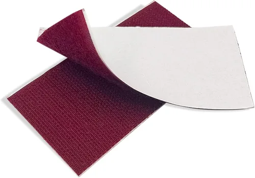 Vista 44 de Cinta de gancho y bucle cosible de 1 pulgada de ancho, color gris oscuro, no adhesiva, longitud de 1 yarda, cinta de gancho y bucle de nailon gris