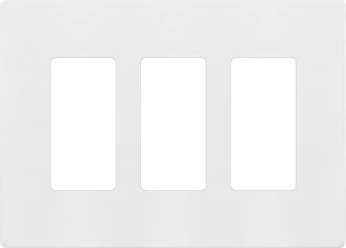 Vista 2 de ENERLITES Ag+ Cubierta decorativa para interruptor, placa de pared sin tornillos, tamaño mediano de 1 banda, 4.88 x 3.11 pulgadas, policarbonato