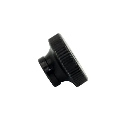 Vista 2 de 10 unids M2 negro plateado acero al carbono moleteado tuerca pulgar tuerca aprieta la tuerca 3D Impresoras piezas de pared cortina